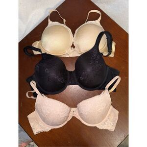 Bundle of 3 Maidenform bras size 36B